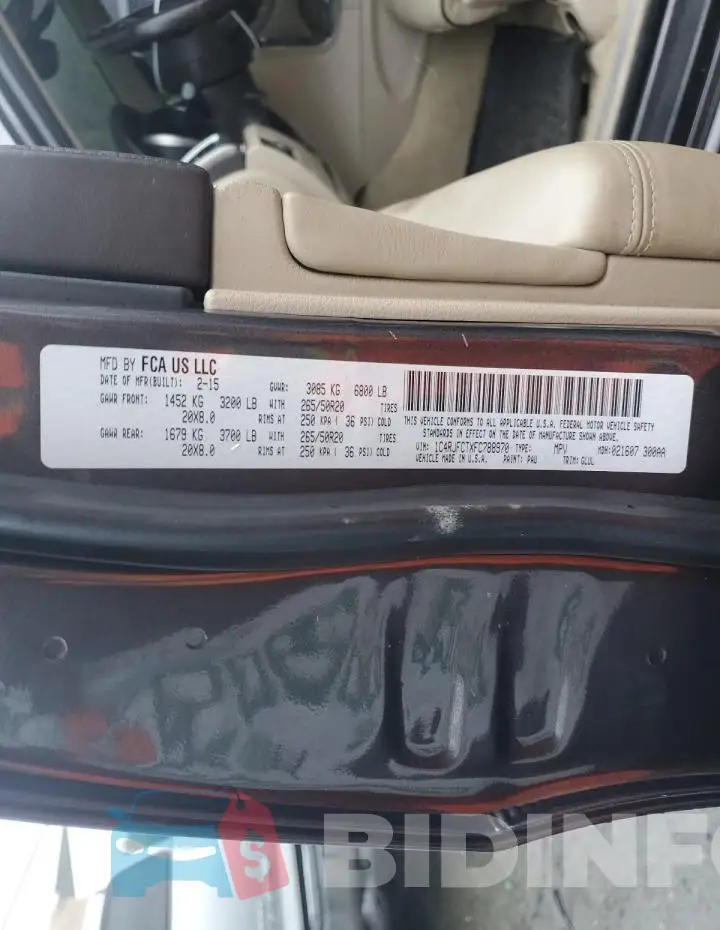 1C4RJFCTXFC788970 Photo# 12