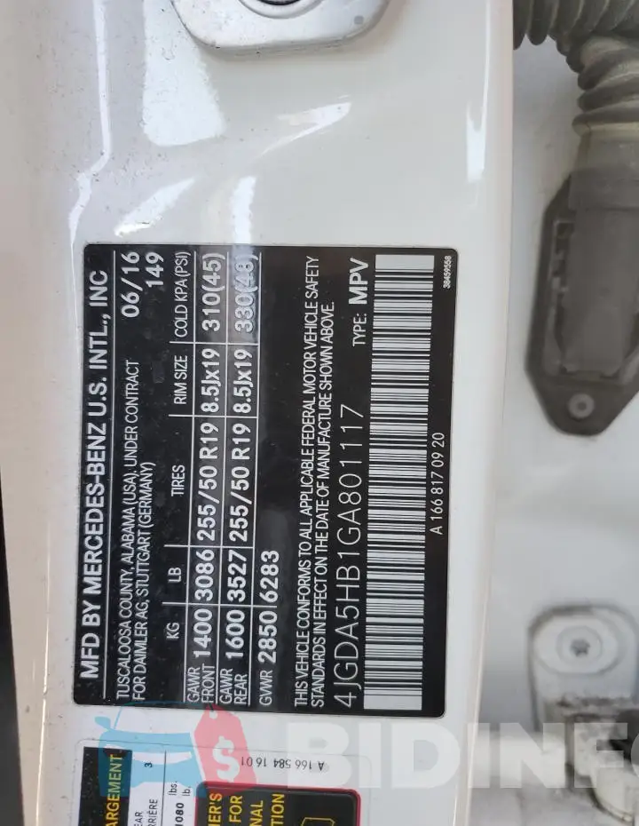 4JGDA5HB1GA801117 Photo# 12
