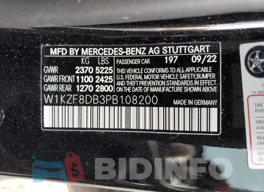 W1KZF8DB3PB108200 Photo# 13