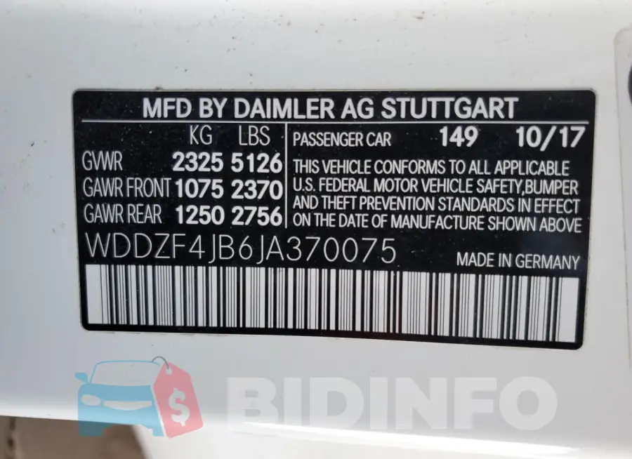 WDDZF4JB6JA370075 Photo# 12