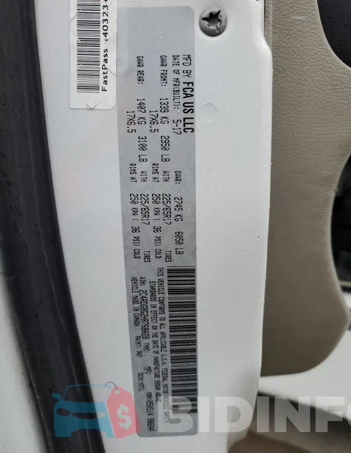 2C4RDGBG2HR768028 Photo# 13
