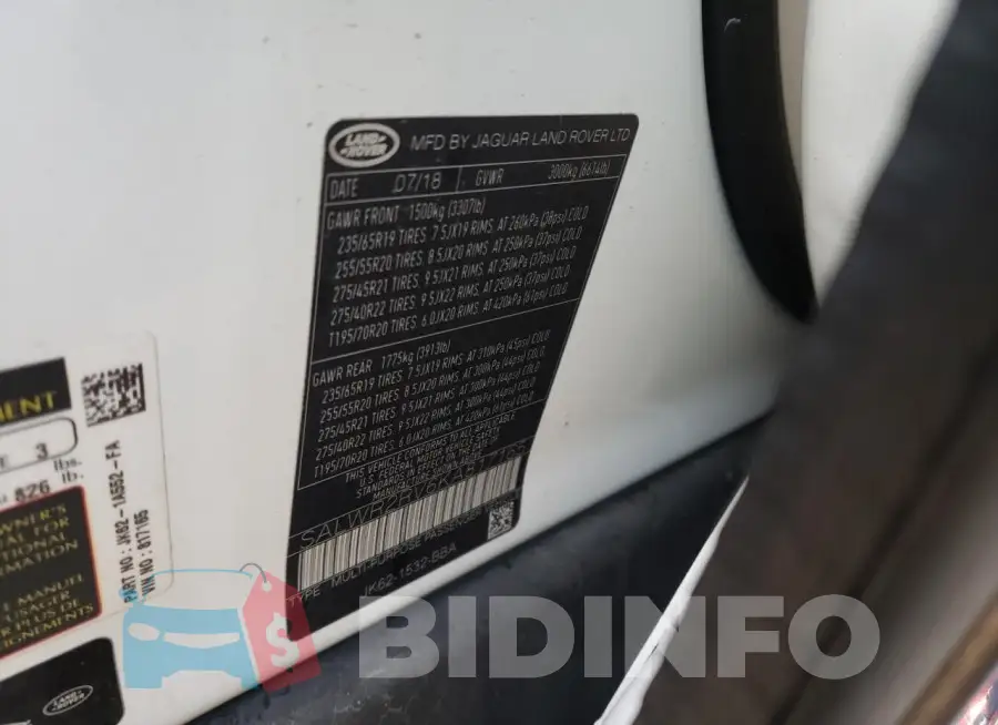 SALWR2RV6KA817165 Photo# 13