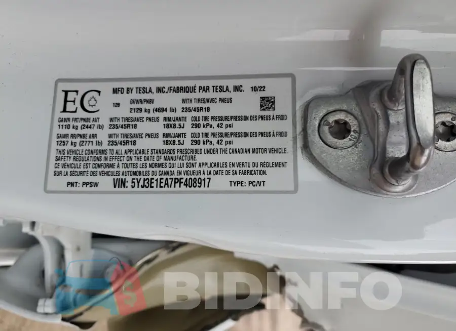5YJ3E1EA7PF408917 Photo# 12