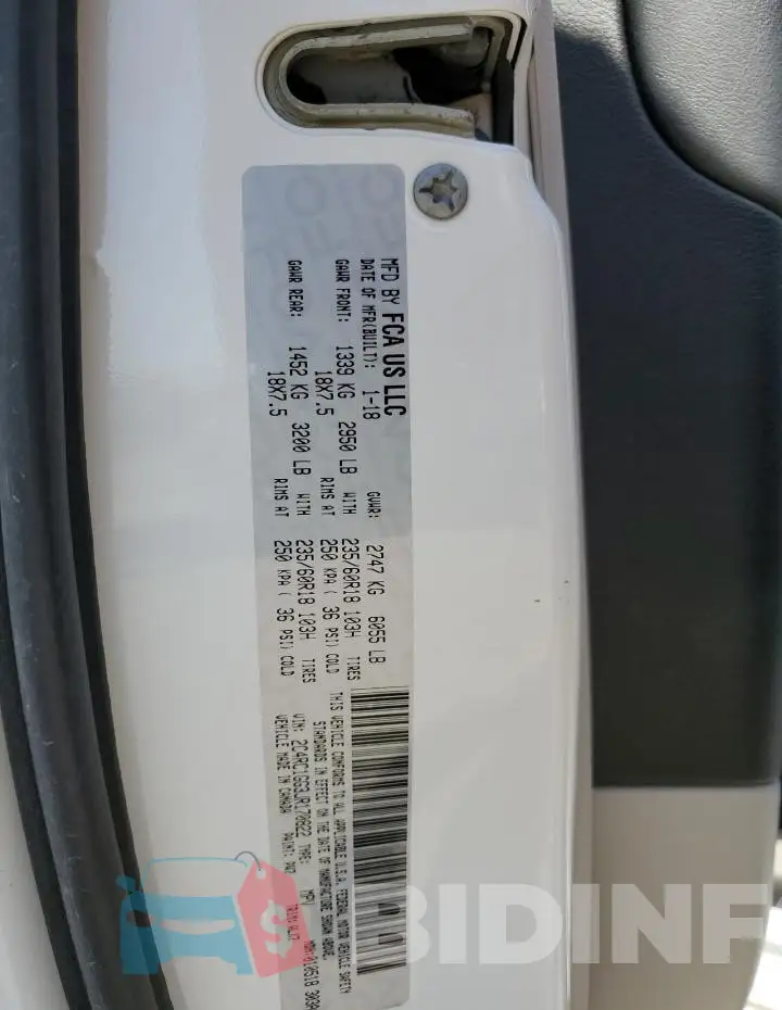 2C4RC1GG3JR170822 Photo# 14