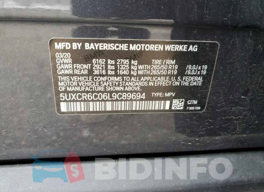 5UXCR6C06L9C89694 Photo# 13