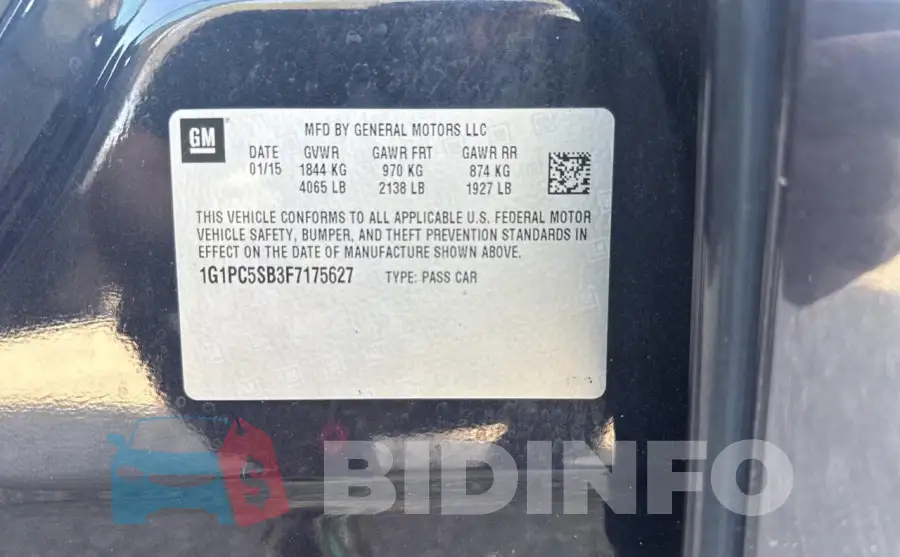 1G1PC5SB3F7175627 Photo# 10