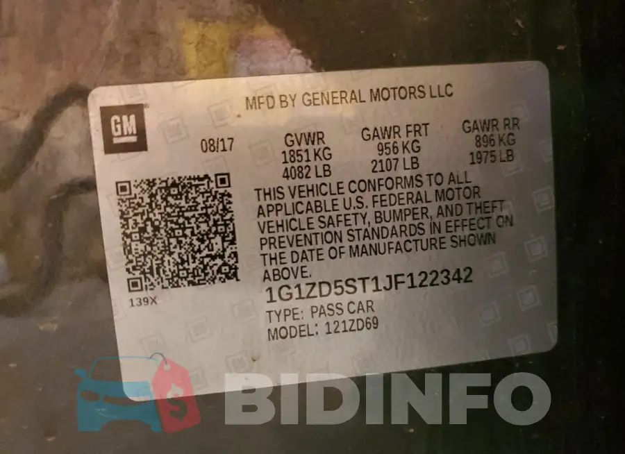 1G1ZD5ST1JF122342 Photo# 12