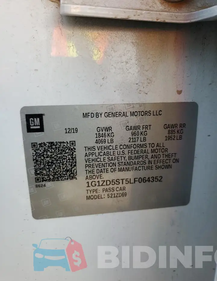 1G1ZD5ST5LF064352 Photo# 12
