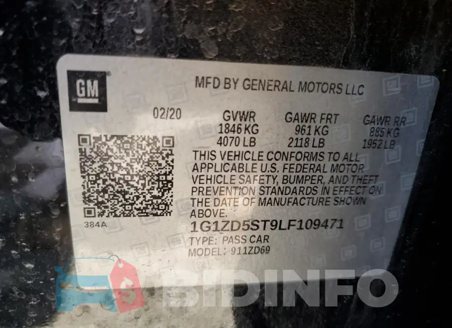 1G1ZD5ST9LF109471 Photo# 12