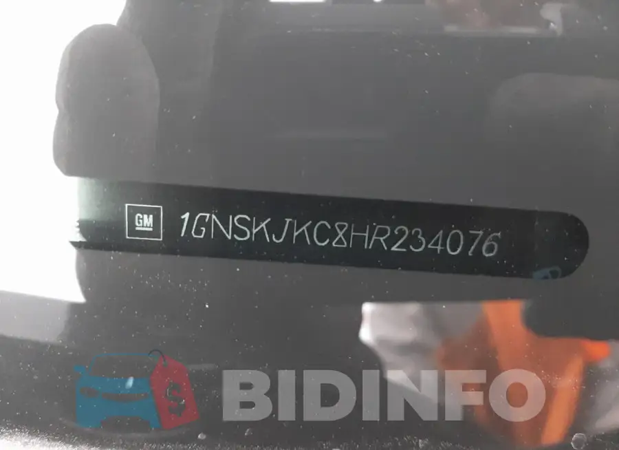 1GNSKJKC8HR234076 Photo# 14