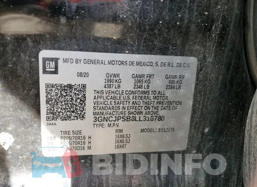 3GNCJPSB8LL316780 Photo# 13
