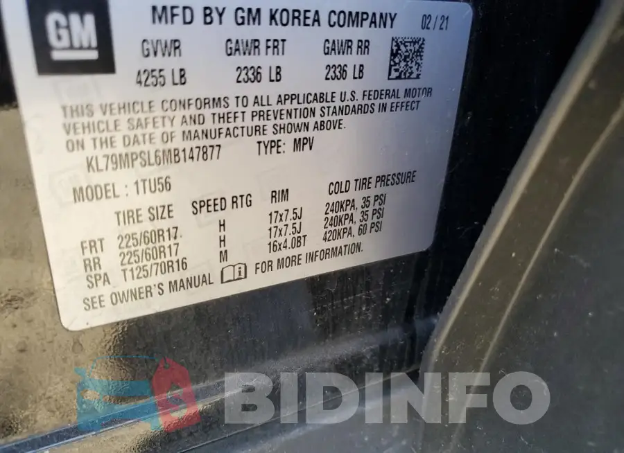 KL79MPSL6MB147877 Photo# 13