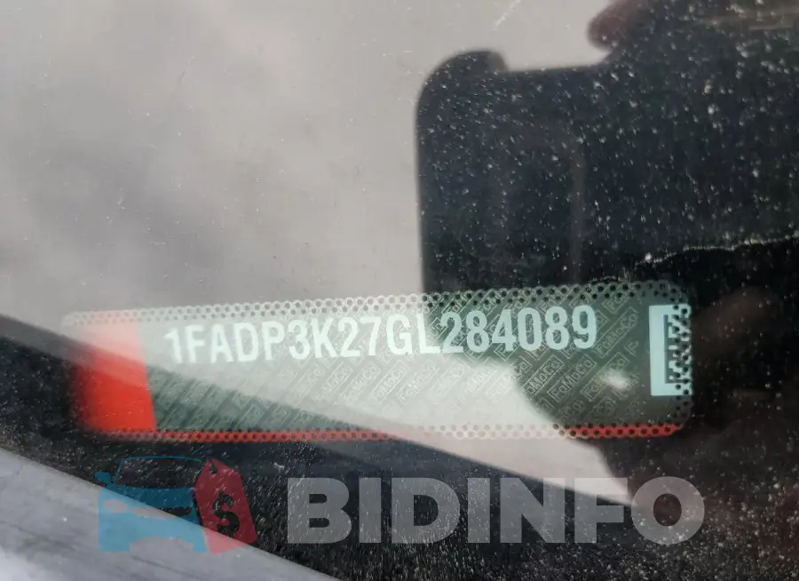 1FADP3K27GL284089 Photo# 13