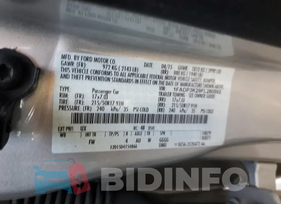1FADP3K29FL280592 Photo# 12