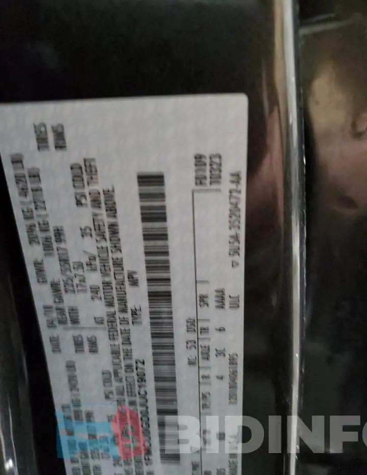 1FMCU0GD0JUC19072 Photo# 12