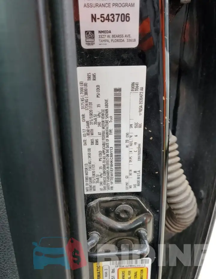 1FTEW1EF8HKC69113 Photo# 12
