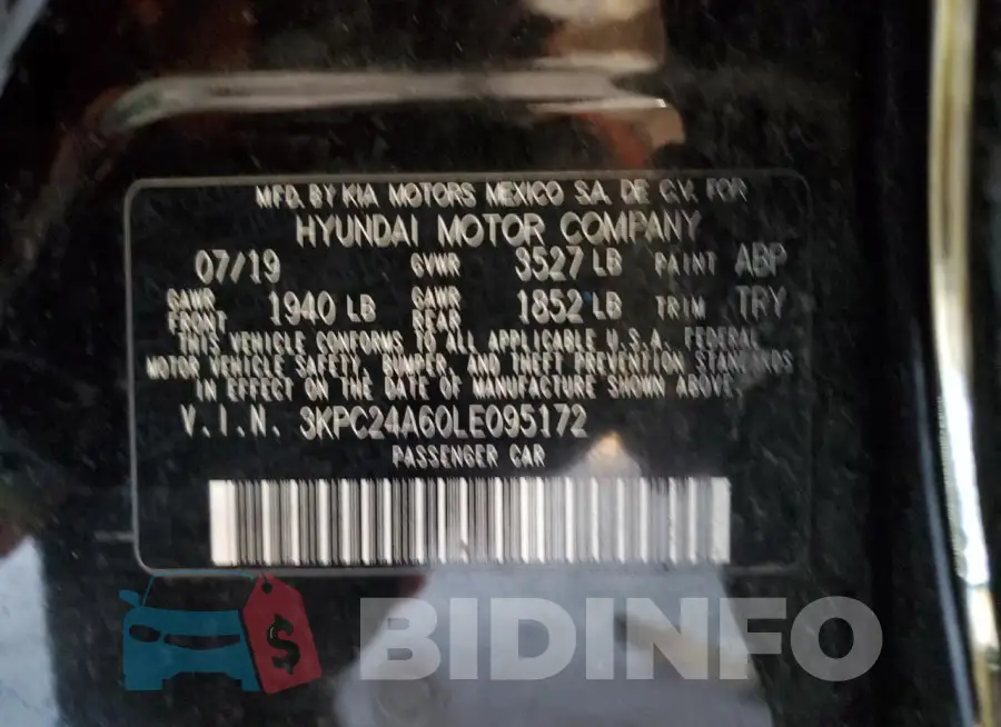3KPC24A60LE095172 Photo# 12