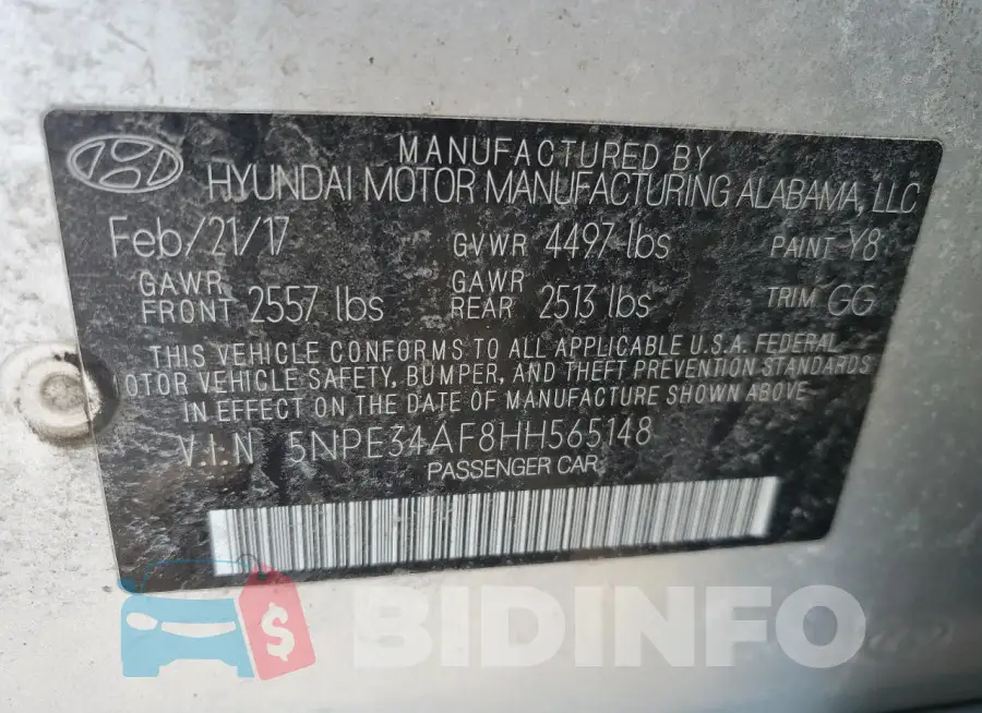 5NPE34AF8HH565148 Photo# 12