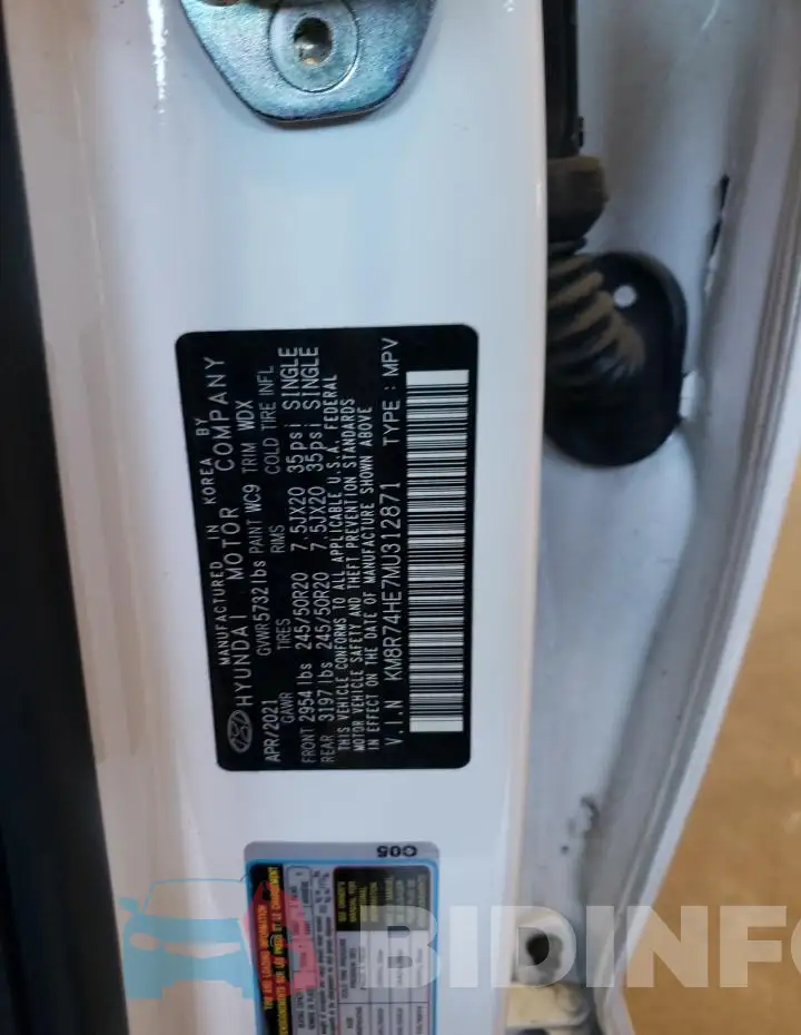 KM8R74HE7MU312871 Photo# 13