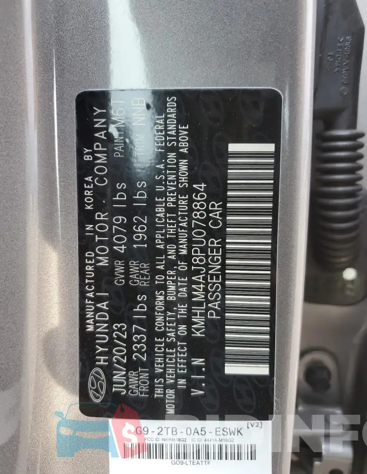 KMHLM4AJ8PU078864 Photo# 12