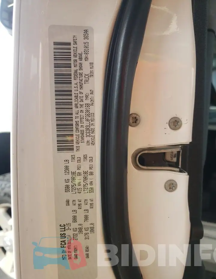 3C63R3LL0FG630168 Photo# 10