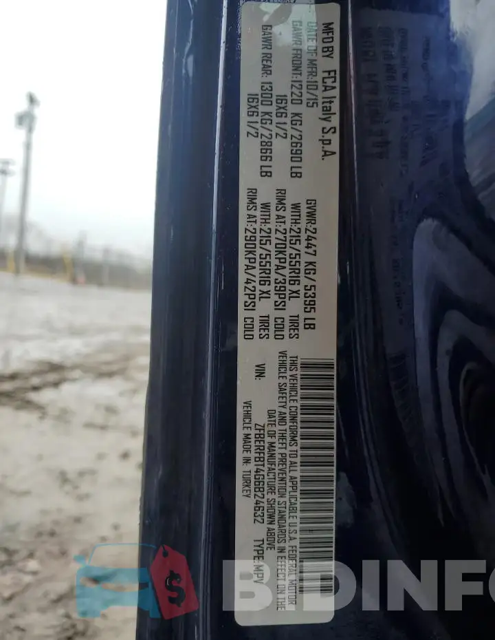 ZFBERFBT4G6B24632 Photo# 13