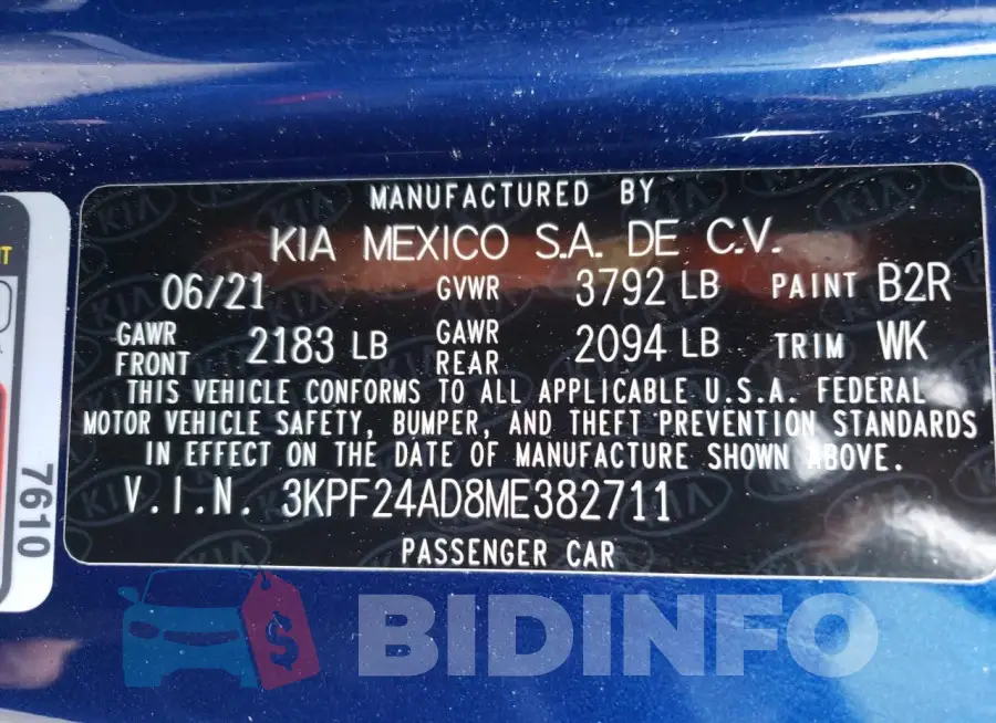 3KPF24AD8ME382711 Photo# 12