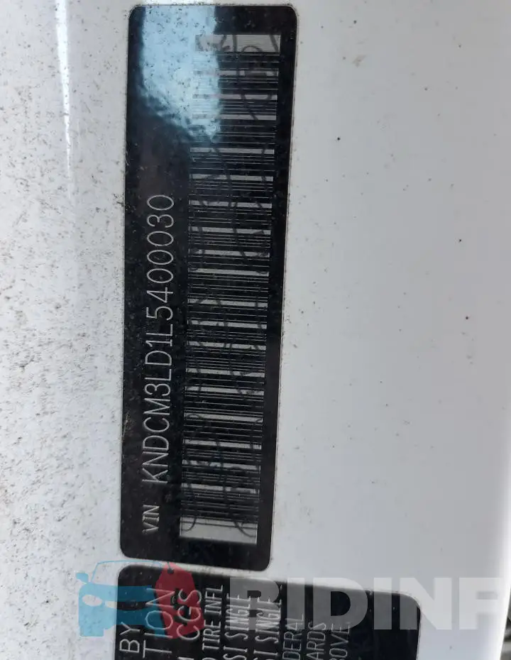 KNDCM3LD1L5400030 Photo# 13