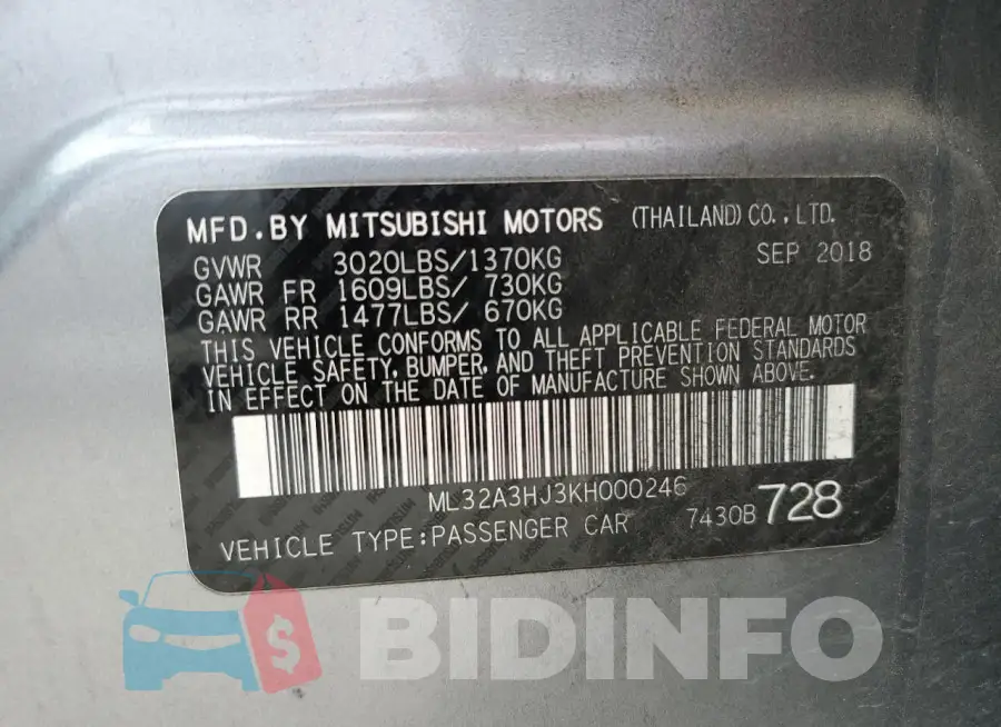 ML32A3HJ3KH000246 Photo# 12