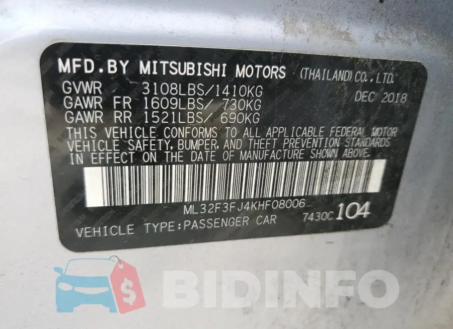 ML32F3FJ4KHF08006 Photo# 12