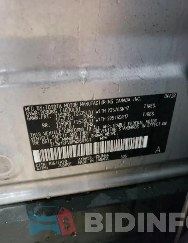 2T3W1RFV8PW266161 Photo# 13