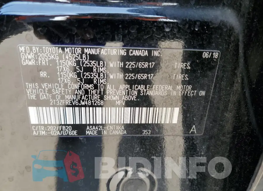 2T3ZFREV6JW481268 Photo# 13