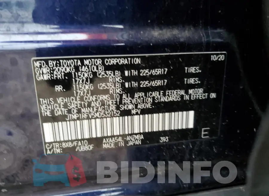 JTMP1RFV5MD532152 Photo# 12