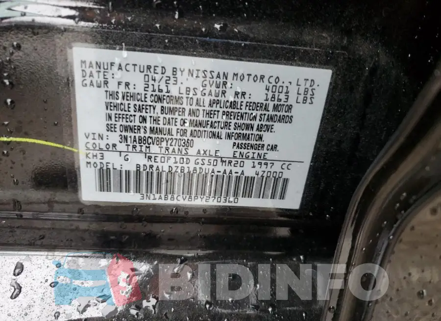 3N1AB8CV8PY270360 Photo# 12