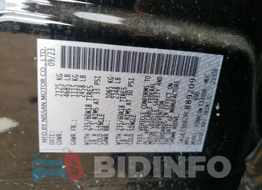 5N1BT3BB2PC889209 Photo# 14