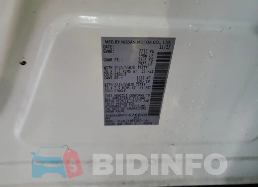 5N1DR2MN0JC626846 Photo# 13