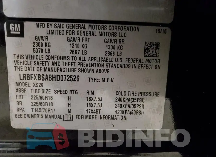 LRBFXBSA8HD072526 Photo# 12