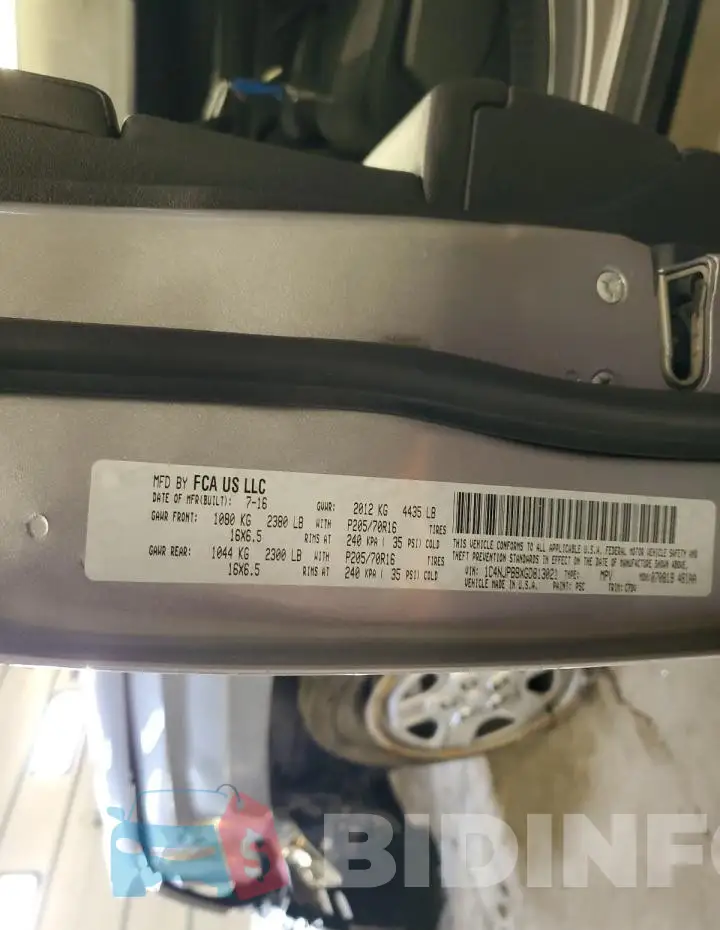 1C4NJPBBXGD813021 Photo# 13
