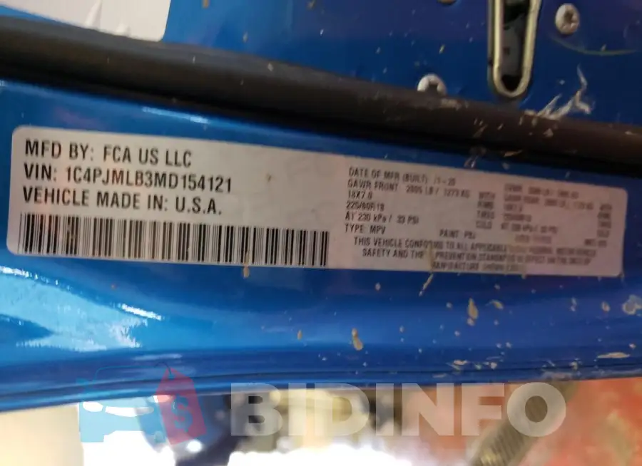 1C4PJMLB3MD154121 Photo# 14