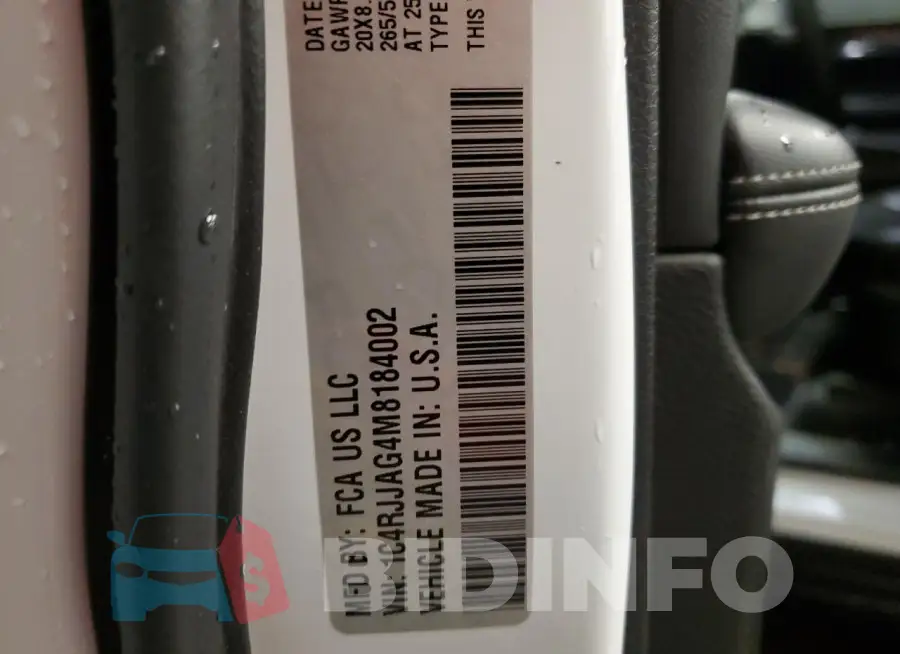 1C4RJJAG4M8184002 Photo# 13