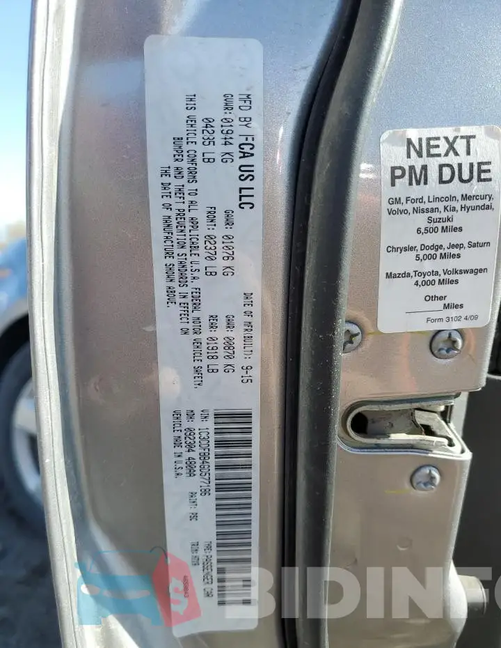 1C3CDFBB4GD577186 Photo# 12
