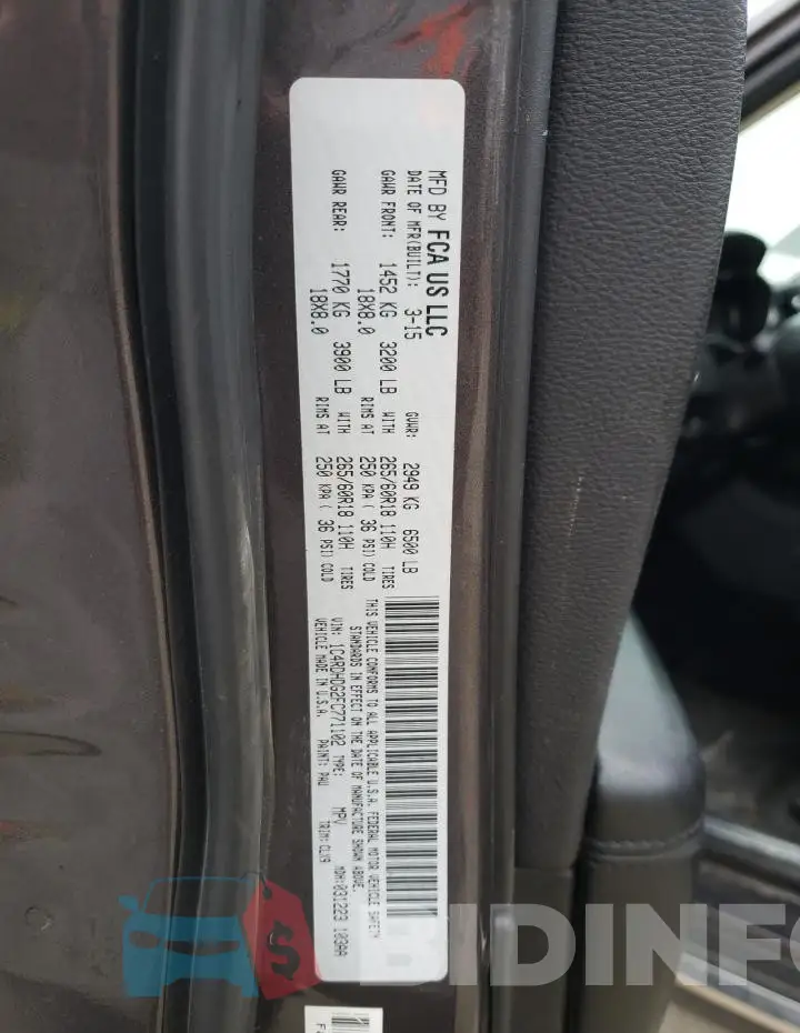 1C4RDHDG2FC771102 Photo# 14
