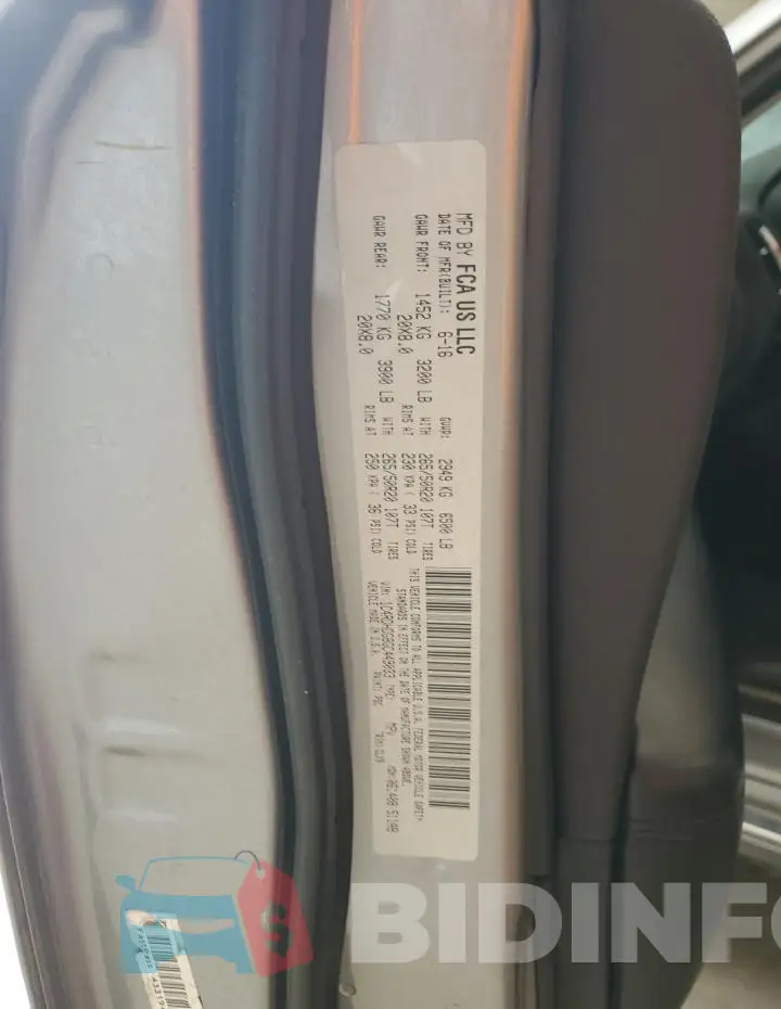 1C4RDHDG8GC449033 Photo# 13