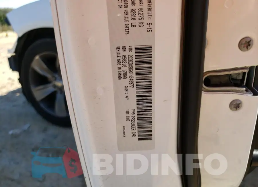 2C3CDXBGXFH840977 Photo# 13