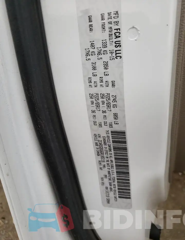 2C4RDGBG6GR185119 Photo# 13