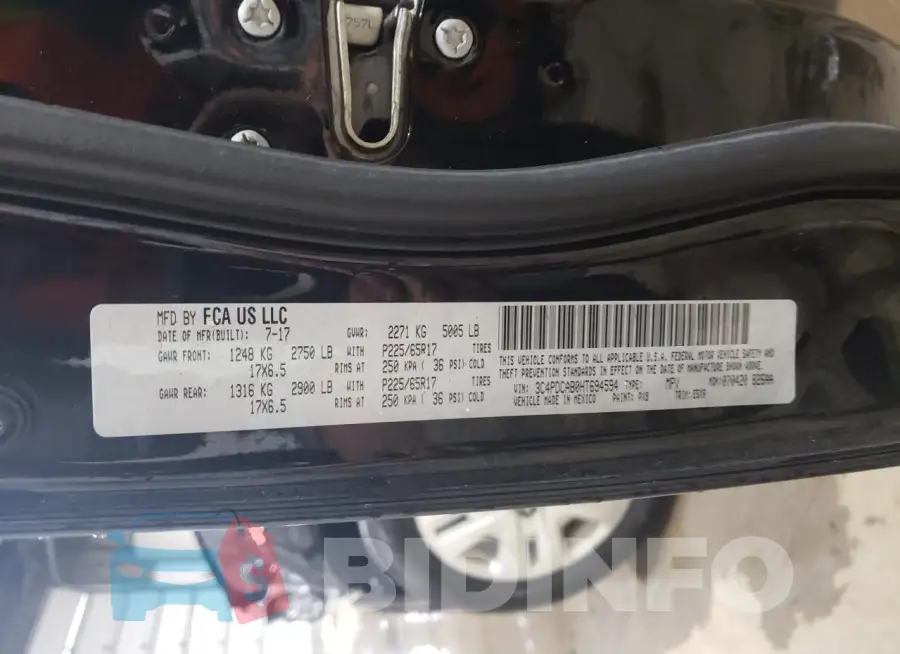 3C4PDCAB0HT694594 Photo# 12