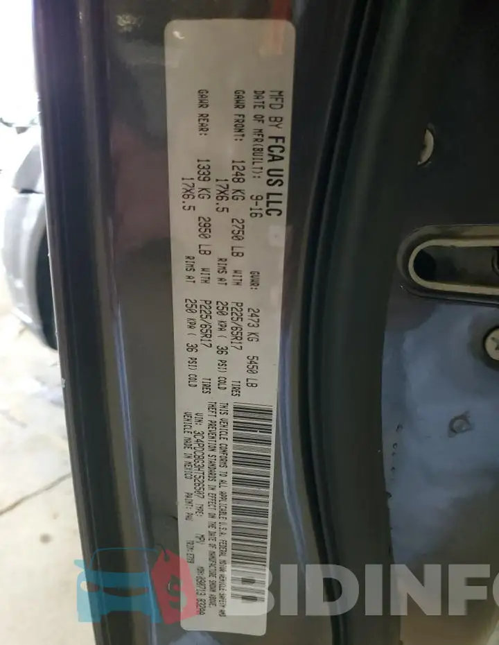 3C4PDCBG3HT526507 Photo# 13