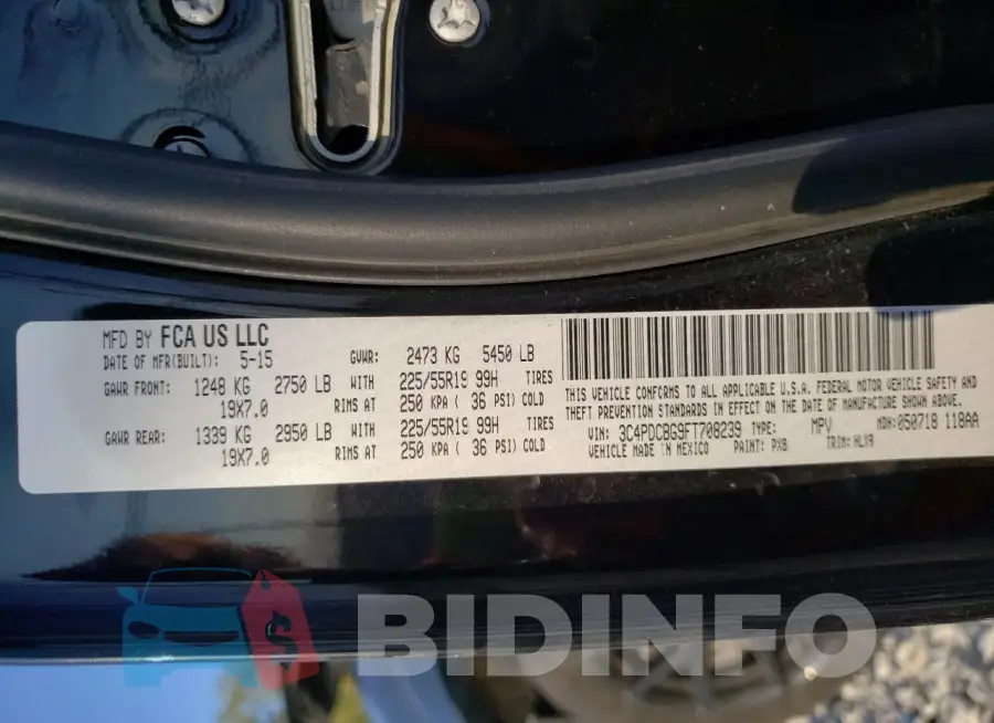 3C4PDCBG9FT708239 Photo# 12