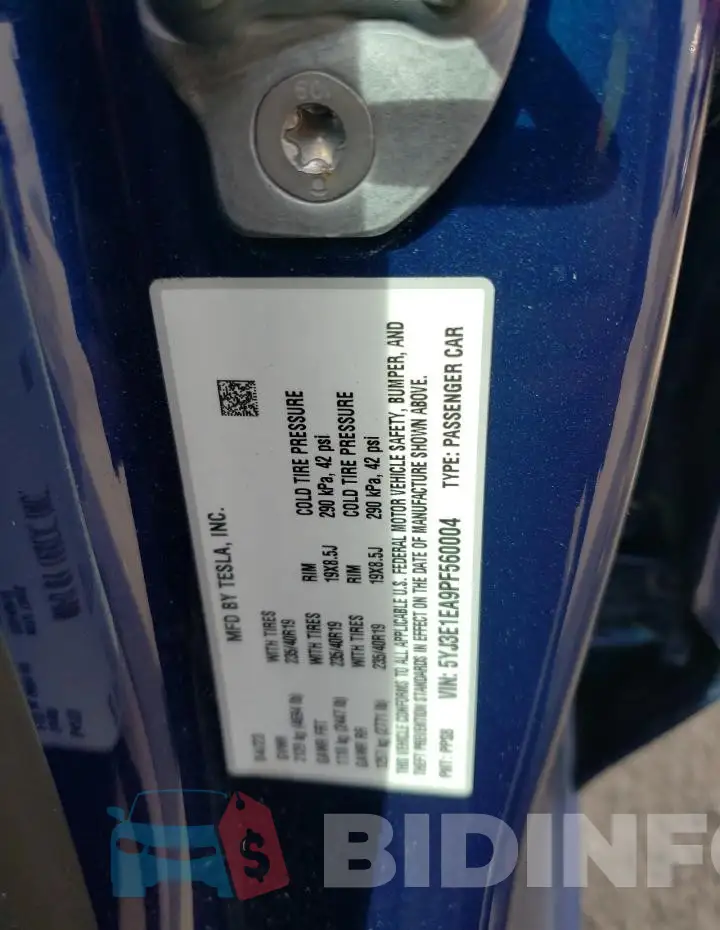 5YJ3E1EA9PF560004 Photo# 12