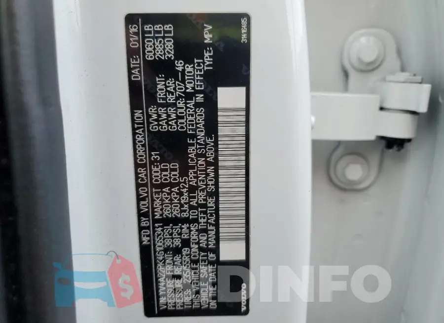 YV4A22PK4G1065341 Photo# 12